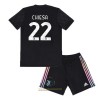 Maglia ufficiale Juventus Federico Chiesa 22 Trasferta 2021-22 per Bambino